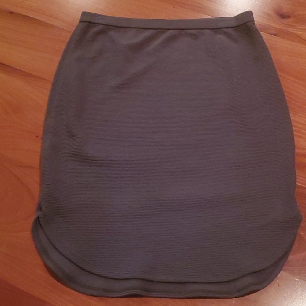Gray Banana Republic Cable Skirt